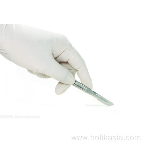 Latex sterilization medical gloves